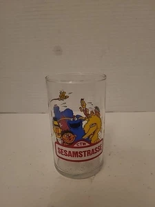 Sesamstrasse Glass, Sesame Street, Big Bird,  Cookie Monster,  Bert And Ernie - Picture 1 of 3
