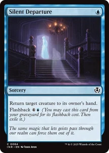 MTG (x4) Silent Departure (x4) Playset (Innistrad Remastered C#84) NM/LP - Picture 1 of 1