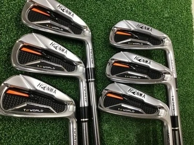 HONMA TOUR WORLD TW747P Iron Set Golf Club 5-10 6S VIZARD for 747 50/S #AP08051 - Image 1 of 4