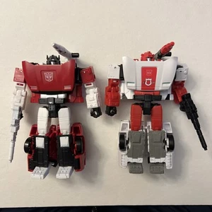 Transformers Kingdom Battle Across Time SIDESWIPE & RED ALERT W/ NONEFF UPGRADES - Picture 1 of 7