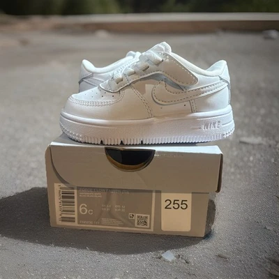 Nike Air Force 1 Low EasyOn en Todo Blanco Talla 6c Totalmente Nuevas Foto 1 de 4