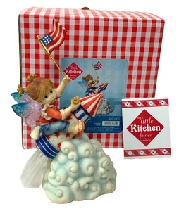"Patriotic Rocket Fairie" My Little Kitchen Fairies  2010 # 4021005 New - Picture 1 of 3