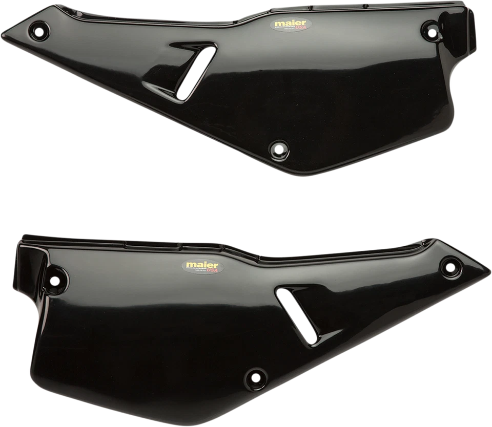 Maier 侧面板盖一对黑色 209100 适用于 1987 - 2007 川崎 KLR 650 — 第 1/1 张图片