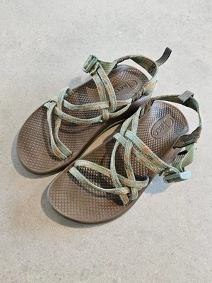 Sandalias Chaco Yampa River Niños Talla 3 - Verde Tiras Vibram Suelas Zapatos Foto 1 de 4