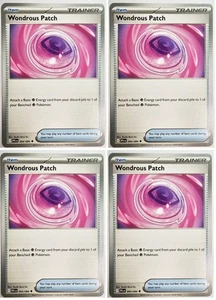 Meravigliosa Patch 094/094 Fiamme Fantastiche - Lotto Carte x 4 Playset - Foto 1 di 1