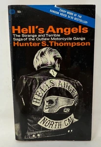 Hell's Angels by Hunter S Thompson Paperback First Printing 1967 Good - Foto 1 di 9