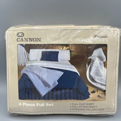 Juego completo de sábanas planas/ajustadas/2 fundas de almohada estándar color tostado Cannon Monticello 4 piezas Foto 1 de 4