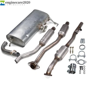 For 2009 2010-11 Mitsubishi Lancer 2.4L 2.0L AWD Cat converter Res Rear Muffler - Picture 1 of 10