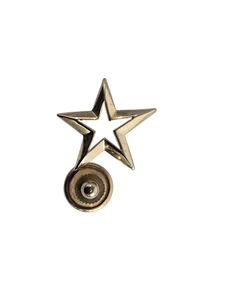 Vtg Avon Gold Tone Lapel Tac Pin - Open Star Representative Award - Picture 1 of 4