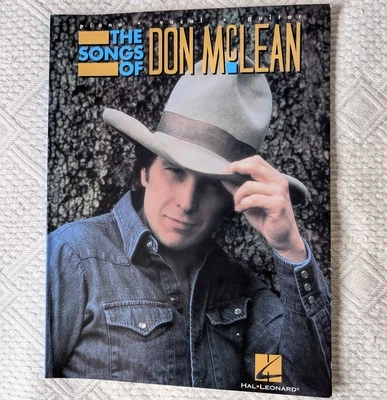 Rare The Songs Of Don McLean Piano Vocal Guitar Vincent American Pie VGC - Image 1 of 4