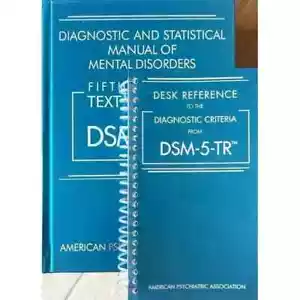 Diagnostic & Statistical Manual Disorders dsm 5tr hardcover + Desk Reference - Picture 1 of 5