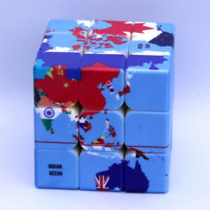 Rubik's Cube Geographical Advertising Cube Puzzle Fidget Stress