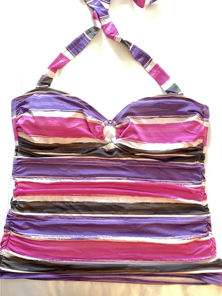 Gravata regata APT 9 tamanho 16 roxa rosa - Imagem 1 de 4