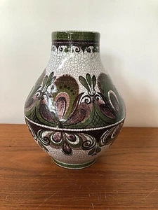 German Studio Pottery Vase - 1950's 60's 70s Schaffenacker Style. Signed - Picture 1 of 5