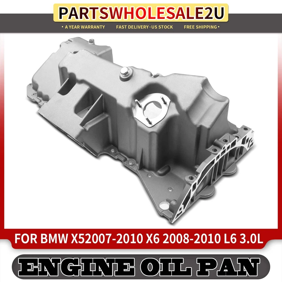 Nuevo cárter de cárter de aceite del motor para BMW X5 2007-2010 X6 2008-2010 L6 3,0 L 11137560308  Foto 1 de 4