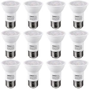 12-Pack LED PAR16 Spot Light Bulbs, Dimmable Spotlight, 4000K Cool White - Picture 1 of 7