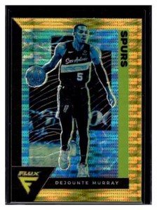 2020-21 Panini Flux Gold Pulsar Prizm #158 Dejounte Murray Target