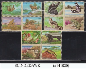 UNITED NATIONS UNO - 2002 ENDANGERED SPECIES / WILD ANIMALS - 12V - MINT NH - Picture 1 of 1