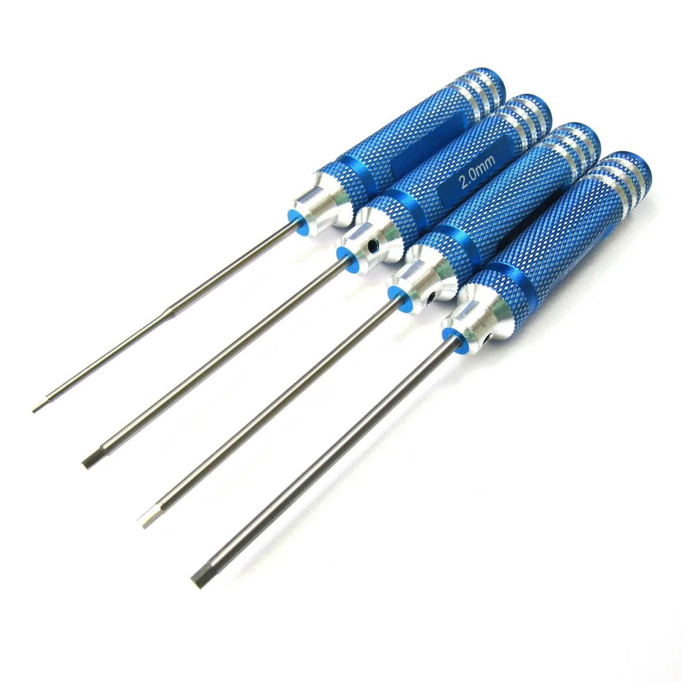 HSP 80107 工具套件钢六角钥匙六边形螺丝刀 1.5 毫米 2.0 毫米 2.5 毫米 3.0 毫米 — 第 1/4 张图片