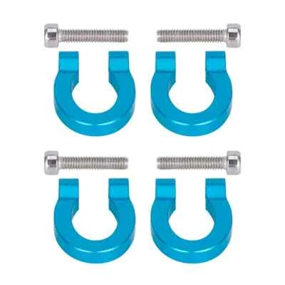 1/10 Scale RC Car Realistic D-ring Mini Tow Hook Shackle for SCX10 TRX4 TF2 D90 - Image 1 of 4