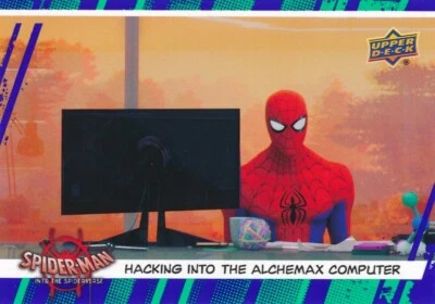 #40 HACKING ALCHEMAX 2022 UD Spider-Man Into the Spider-Verse Spider-Man Foto 1 de 2