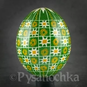 Pysanky ucraniano real. Pollo hecho a mano Hutsul Pysanka. Huevos de Pascua. - Imagen 1 de 14