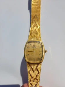 Vintage very Rare Omega Unisex Watch 18K Gold , 0.750 Swiss movement - Picture 1 of 24