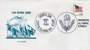 UNITED STATES 1980 WINTER OLYMPICS, 1980 STATEN ISLAND, NY FDC4635 - Picture 1 of 1