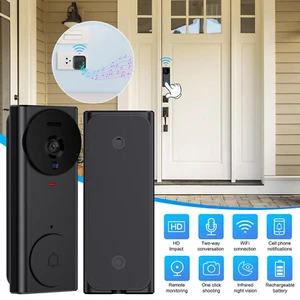 Smart Wireless WiFi Video Doorbell Security Ring Phone Camera Door Bell Intercom - Picture 1 of 14