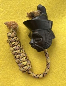 ANTIQUE FIGURAL DON QUIXOTE HAND CARVED WOODEN LIGHTER - Picture 1 of 13