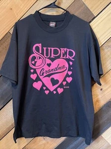 Vintage 80’S Single Stitch Super Grandma T Shirt Size XL. Mint Condition! - Picture 1 of 12