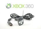 Genuine Official Microsoft Xbox 360 Controller Play + Charge Cable - Pick Colour