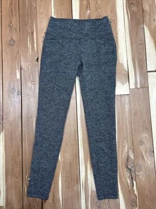 Athleta Delancey Herringbone Tight Black/Gray Travel Commute Work Womens Small - Picture 1 of 9