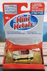 '48 FORD CONVERTIBLE MINI METALS DIE CAST CLASSIC METAL WORKS OPENING HOOD HO  - Picture 1 of 8