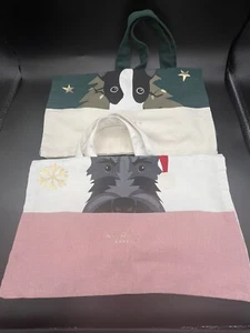!!️NUOVO!!️Set 2 borse shopping Radley tote 100% cotone riutilizzabile pieghevole shopper - Foto 1 di 6