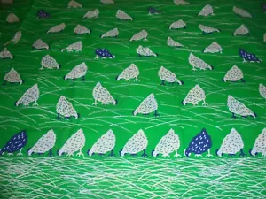 Chicken fabric, 100% cotton, new, size 26" x 58" - Picture 1 of 3