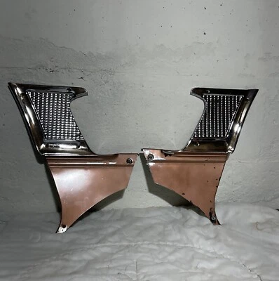 Edsel Citation 1958 4 puertas asiento trasero ventana pilar lateral moldura cromada Foto 1 de 4