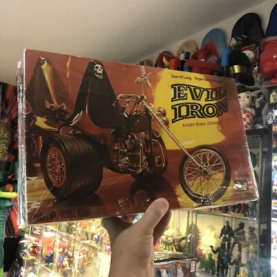 Vtg Revell Unused Evil Iron Knight Rider Chopper Trike 1/8 Model Kit AMAZING - Image 1 of 4