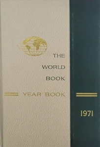 Vintage Weltbuch Jahrbuch 1971, Rezension von 1970, Enzyklopädie Beilage - Bild 1 von 24