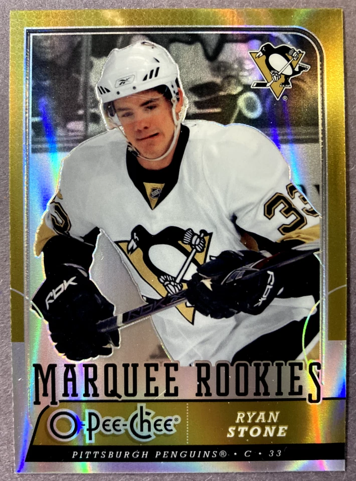 2008-09 O-Pee-Chee Marquee Rookie Metal #511 Ryan Stone Pittsburgh Penguins RC - Image 1 of 1