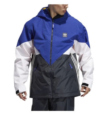 NWT MENS ADIDAS PREMIERE RIDING SNOWBOARD JACKET $180 S active blue/white - Image 1 of 4