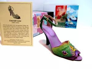 Just The Right Shoe "Emerald Luna" Item 25185 Raine ( 2002) with COA - Picture 1 of 5