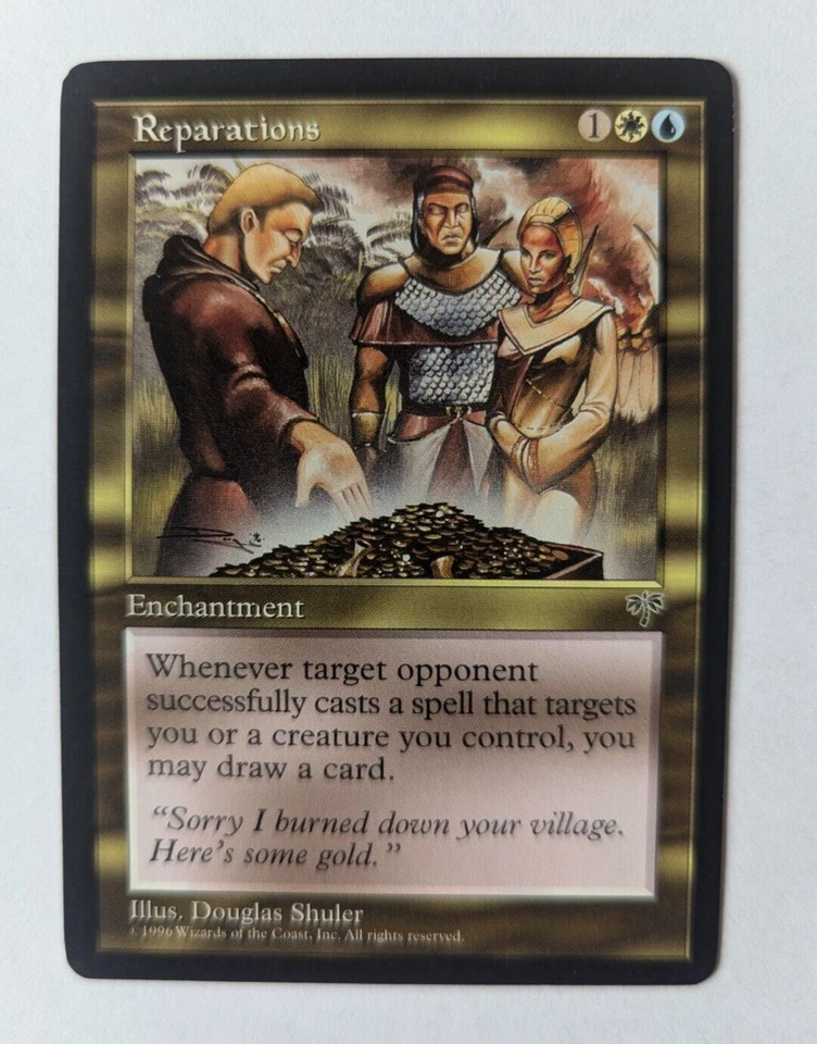 Magic Mtg Mirage Reparations   near mint - Image 1 of 1