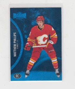 21/22 Skybox Metal Universe Calgary Flames Matthew Phillips Blue RC card #166 - Bild 1 von 2