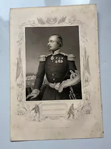 General Canrobert War with Russia antique engraving portrait c1860 Tallis - Picture 1 of 1