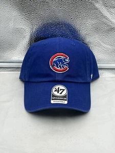 Chicago Cubs MLB '47 Brand Blue Clean Up Adjustable Hat - Picture 1 of 5