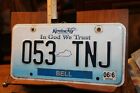 2006 Kentucky License Plate BELL County In God We Trust 053 TNJ