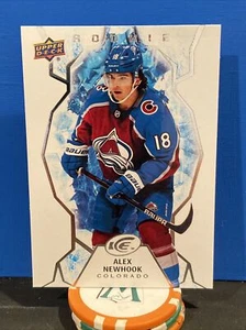 2021-22 UD Ice Rookie #112 ALEX NEWHOOK Colorado Avalanche RC - Picture 1 of 2
