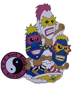 Town Country Surfboards Stickers Lost Volcom Bones T&C Quiksilver Vintage Surf D - Picture 1 of 3