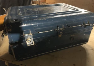 Metal Flight Case Used Military Grade For Audio Tools Equipment Heavy Duty Steel - Picture 1 of 10